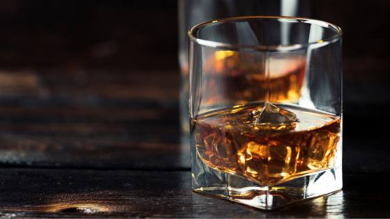 Bourbon Glass with Bourbon for NEAT Event Columbus, OH