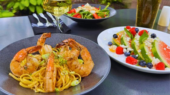 Dinner menu at craftsman kitchen and terrace